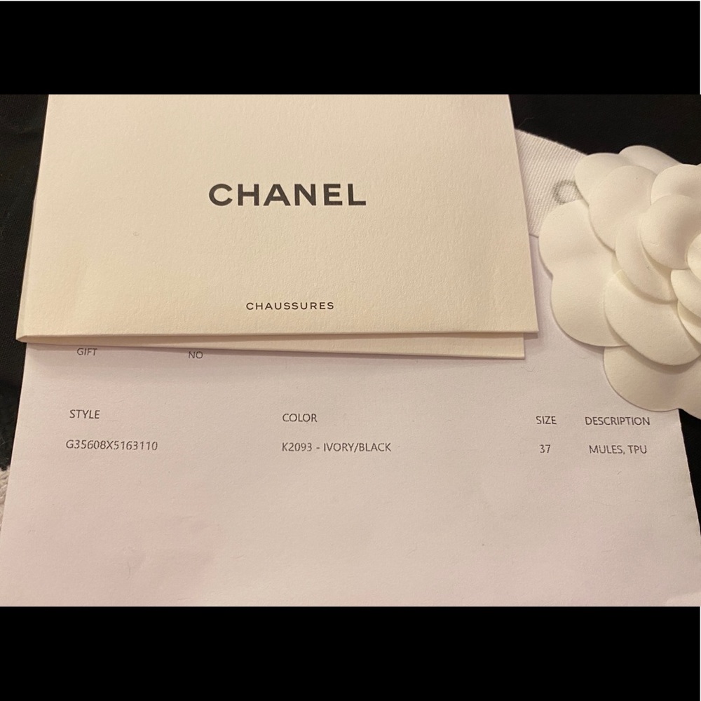 Chanel jelly shoes sandals Camilla flowers beige - Picture 14 of 14